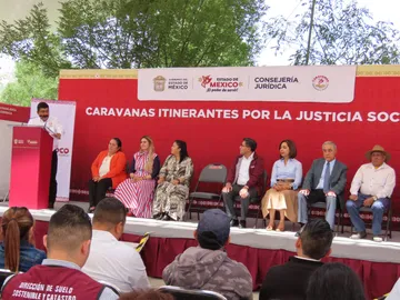 Llegan las caravanas itinerantes por la justicia social a Texcoco