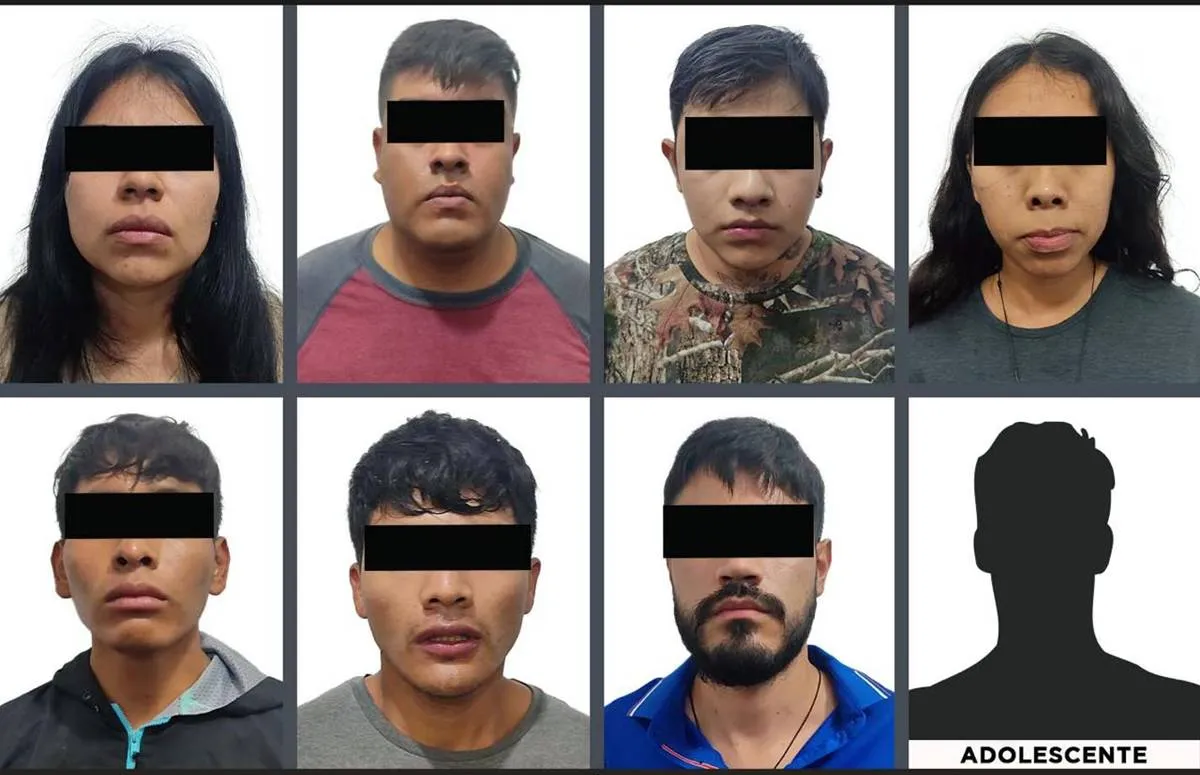 Malinalco: Detienen a ocho del CJNG con armas y droga