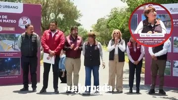 Delfina Gómez inaugura avenida Jardines de San Mateo Naucalpan