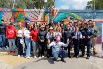 Texcoco combate delincuencia con murales de identidad en las Jornadas de Paz