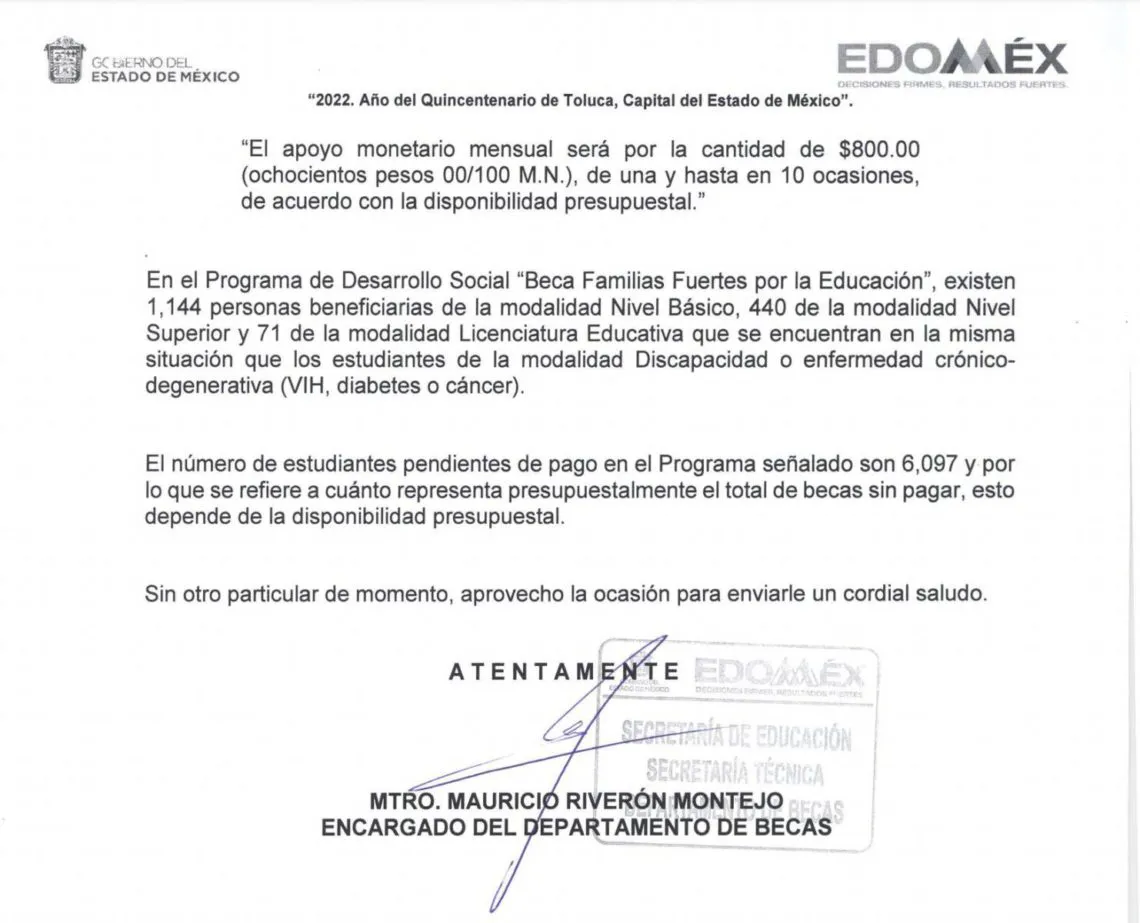 Seduc adeuda becas a más de 6 mil beneficiarios, padres de familia dice que son 28 mil