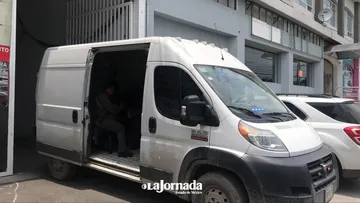 Implementan fuerte operativo en traslado de implicados en el asesinato del comisario Milton Morales
