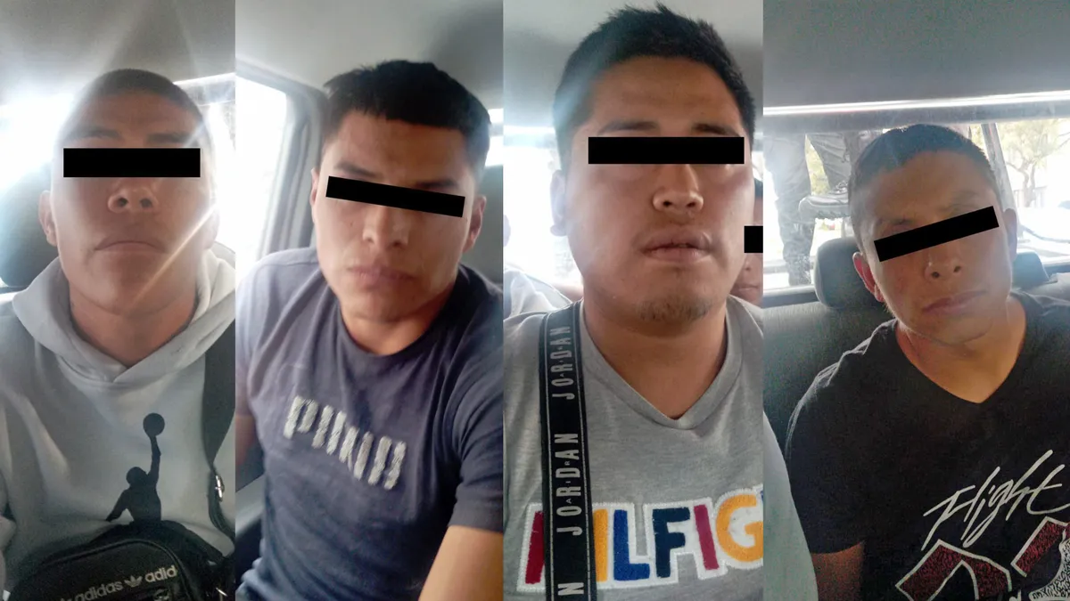 Detienen a cuatro hombres tras agredir a policía de Toluca