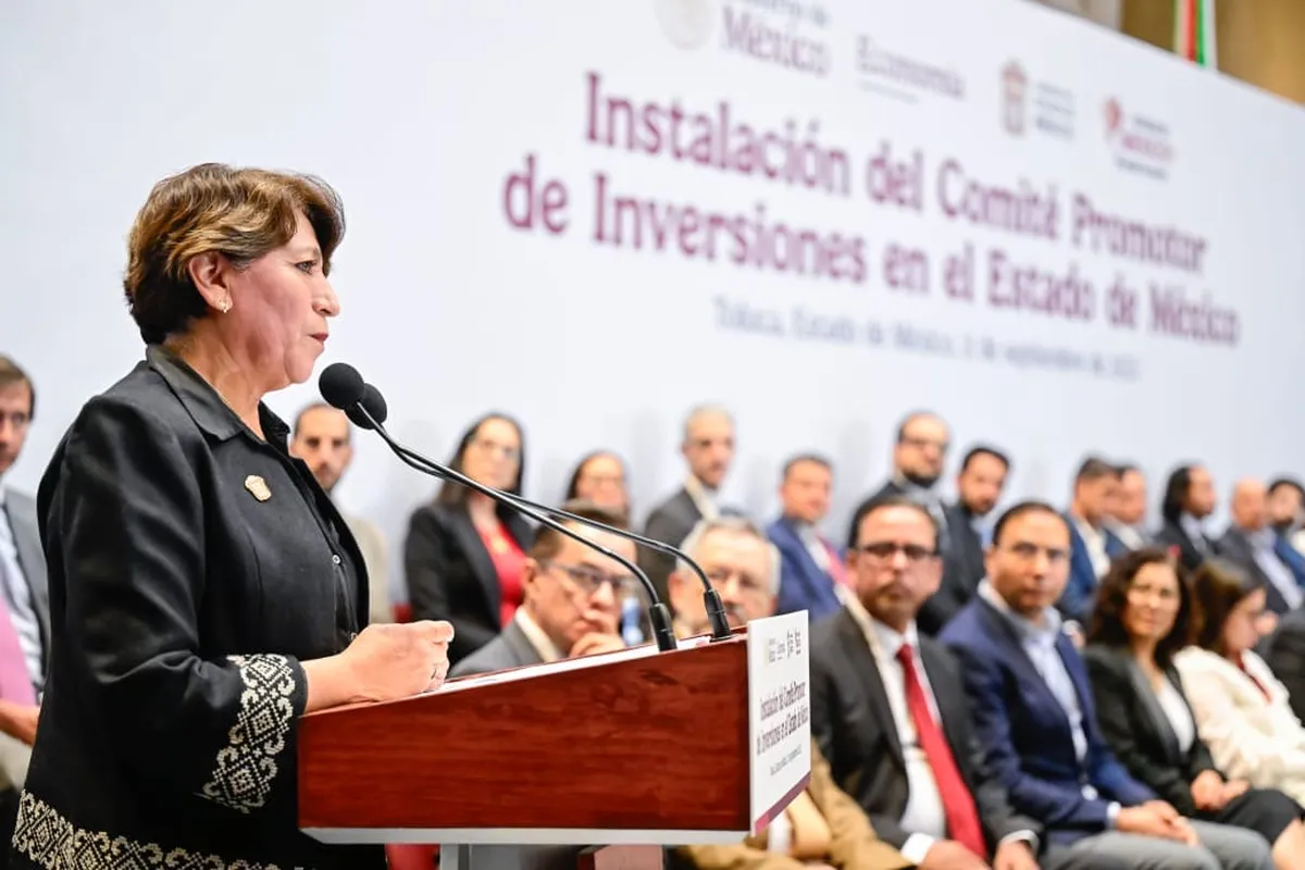Instala Delfina Gómez Comité Promotor de Inversiones en Edoméx