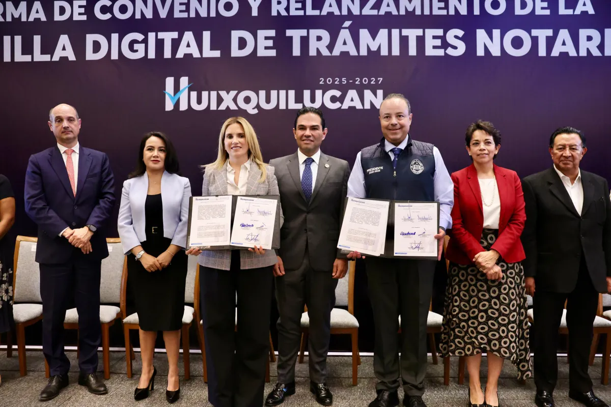 Huixquilucan consolida un gobierno innovador con Ventanilla Digital de Trámites Notariales