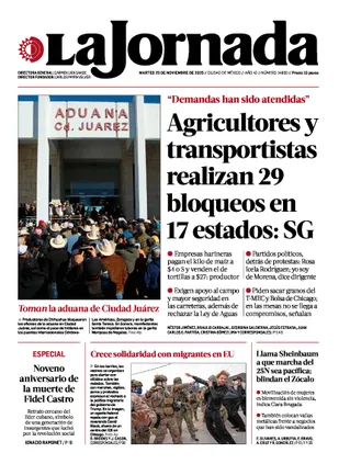 La Jornada Nacional | 25 de noviembre de 2025