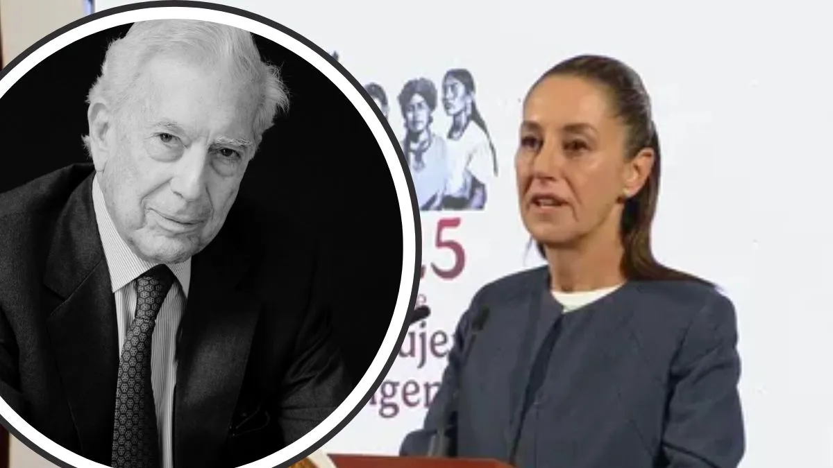 Sheinbaum expresó condolencias por el fallecimiento de Vargas Llosa