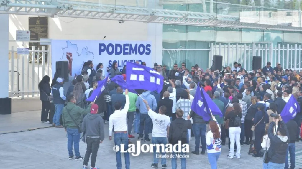 Edomex: Podemos pide registro como partido y busca arrebatar municipios a partidos actuales