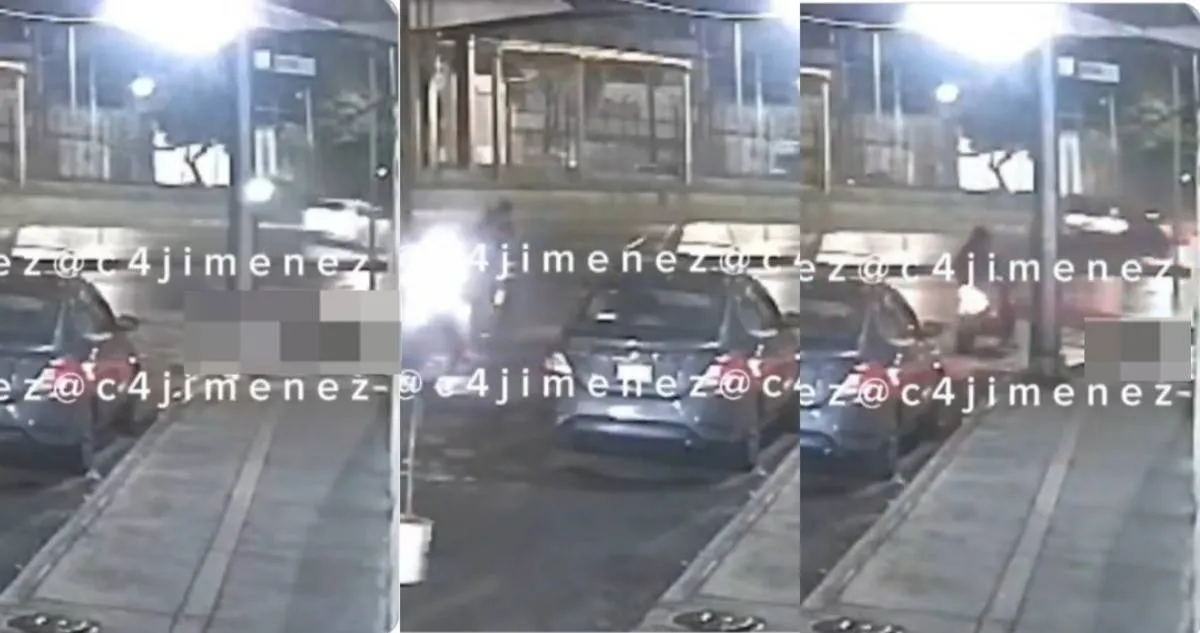 VIDEO: Agonizaban en el suelo tras derrapar en su moto y fueron rematados ahí, eran de la Unión Tepito