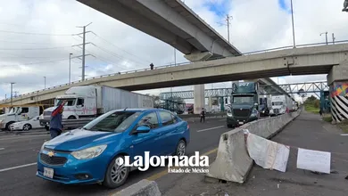 Tráfico en la México-Toluca: circulación avanza lentamente tras bloqueo.