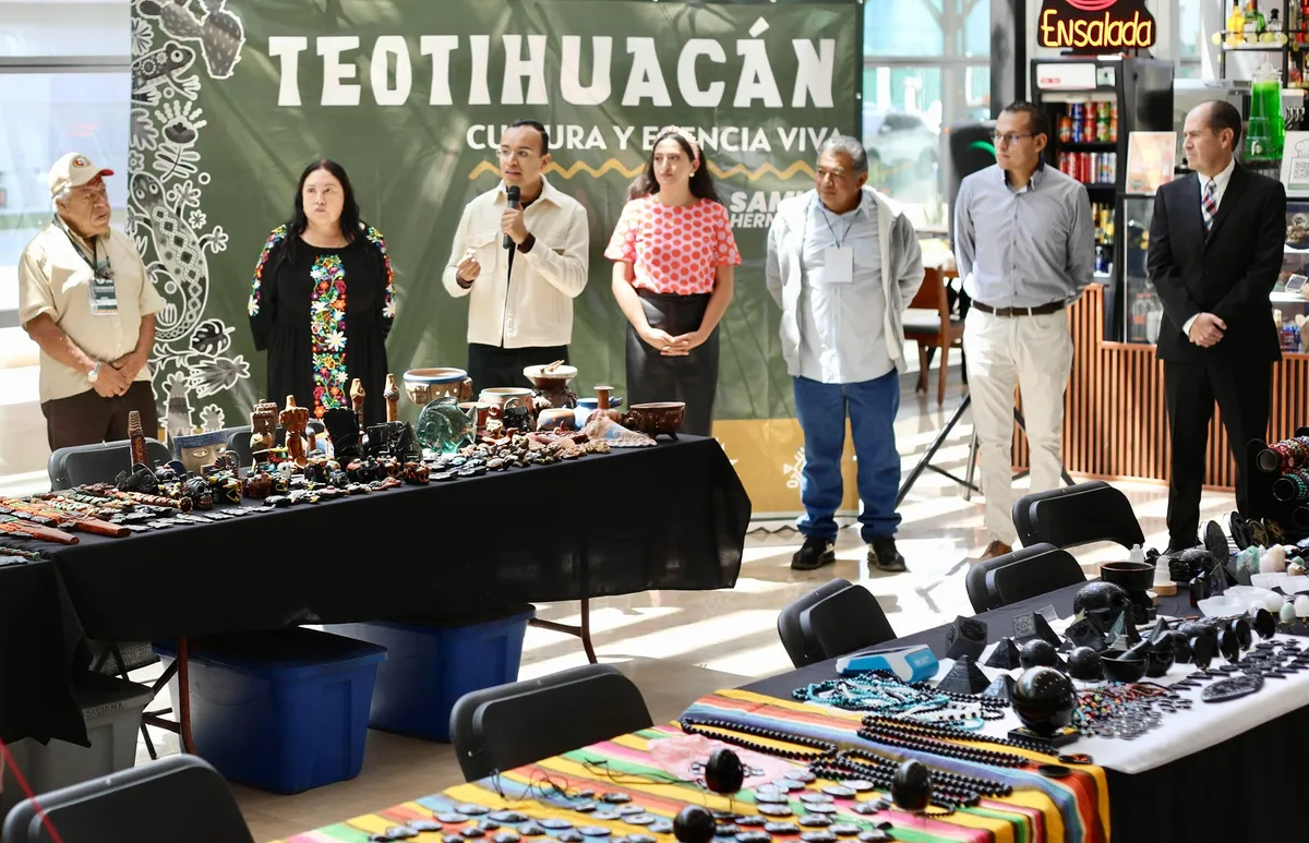 Impulsan espacios para artesanos teotihuacanos en el AIFA