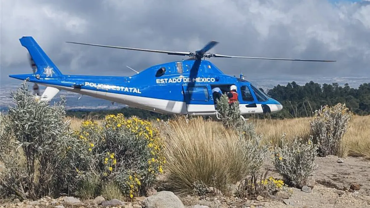 Rescatan a cuatro personas en el Nevado de Toluca
