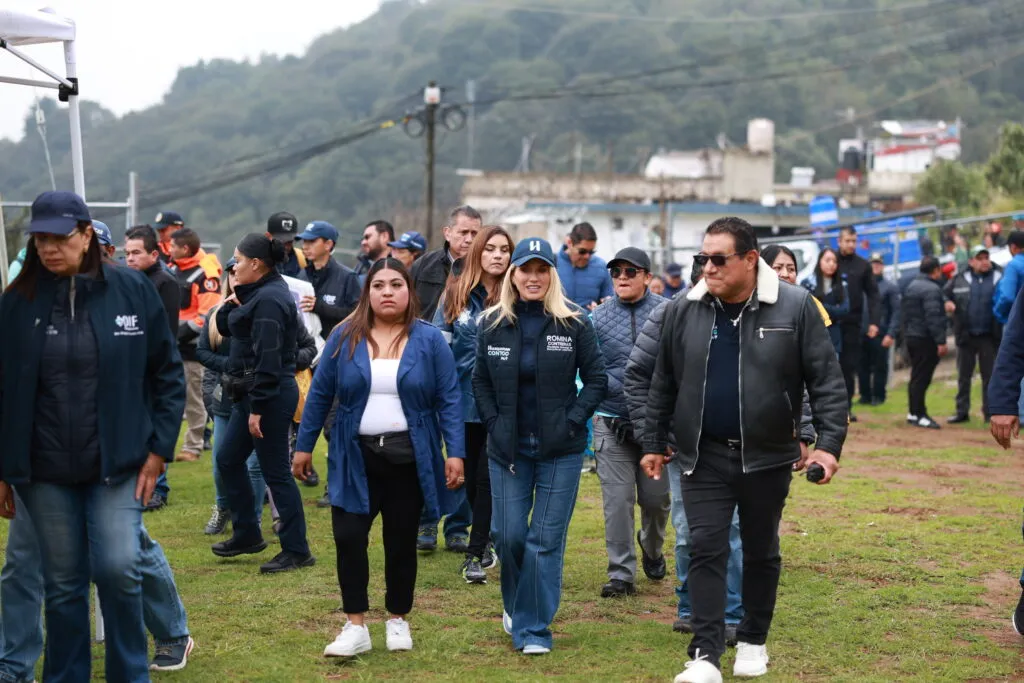 Huixquilucan mejora espacios urbanos y servicios públicos en canales y Santa Cruz Ayotuxco