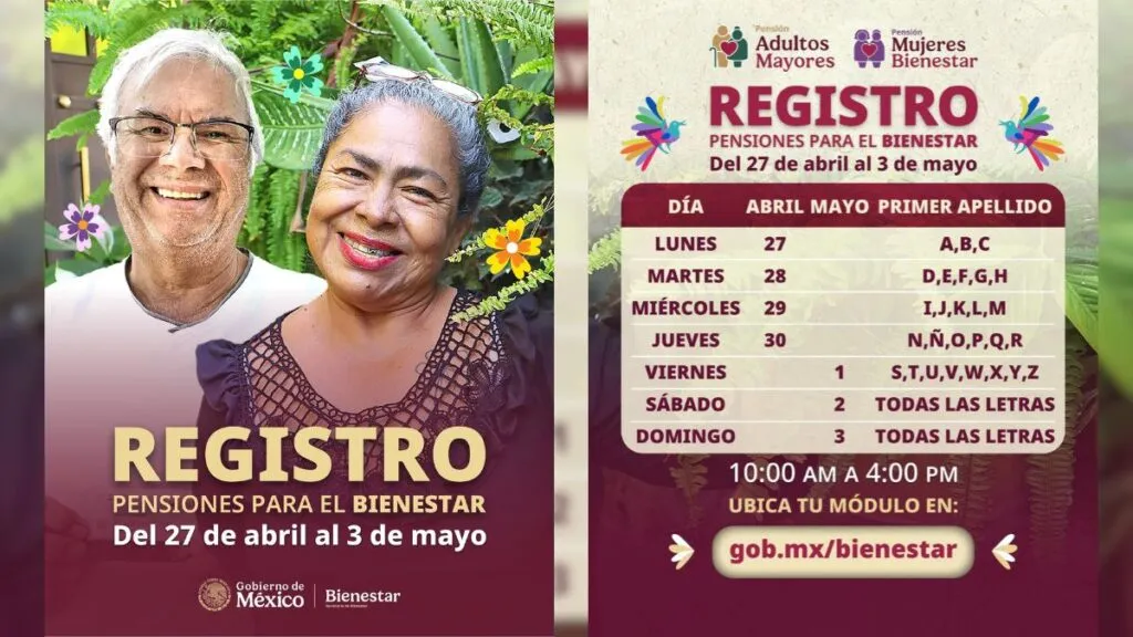 Pensiones Bienestar abre registro para nuevos beneficiarios: Requisitos y fechas
