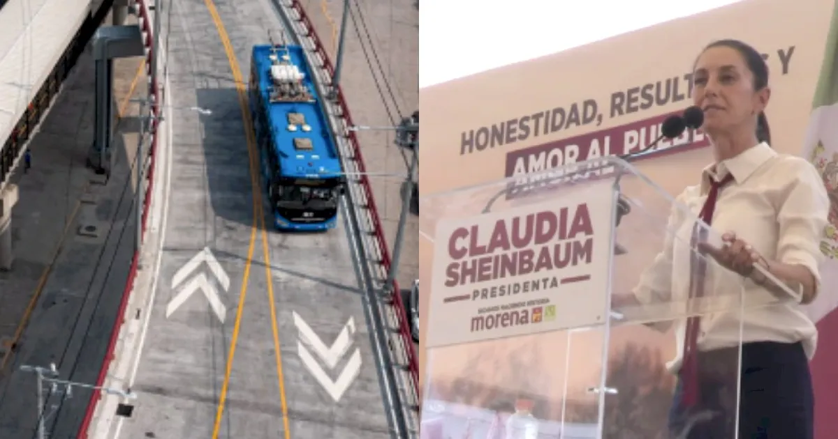 Sheinbaum va por Trolebús Elevado para zonas más necesitadas en Edomex