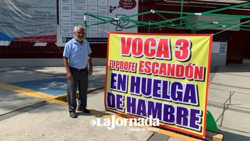 Ecatepec: Profesor de la Voca 3 inicia huelga de hambre para que lo reinstalen