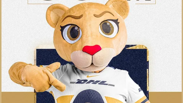 Goya surgió tras una convocatoria lanzada a la comunidad de la Universidad Nacional Autónoma de México para diseñar la botarga del equipo femenil.