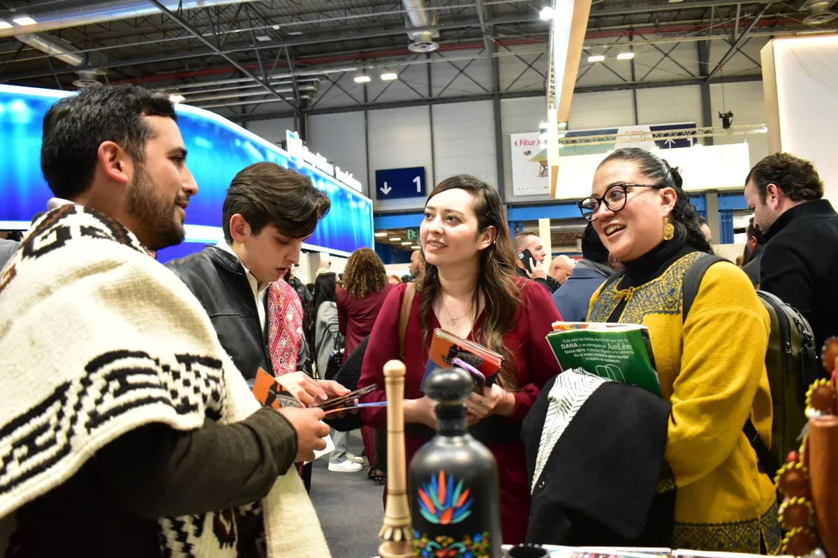 Edomex participa en la Feria Internacional de Turismo 2025 (FITUR), en Madrid, España.