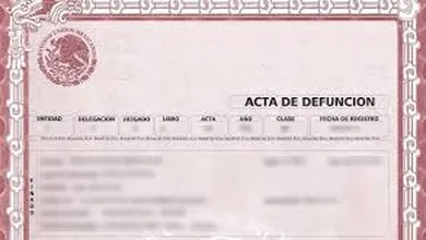 Acta de Defunción