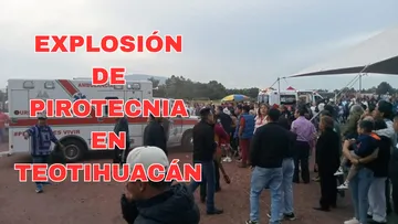 Explosión de pirotecnia deja varios heridos en Teotihuacán (Video)