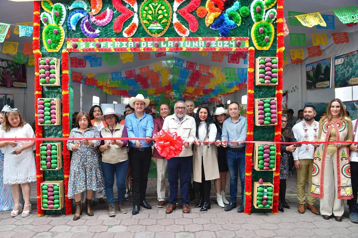 Inauguran Feria Internacional de la Tuna en San Martín de las Pirámides