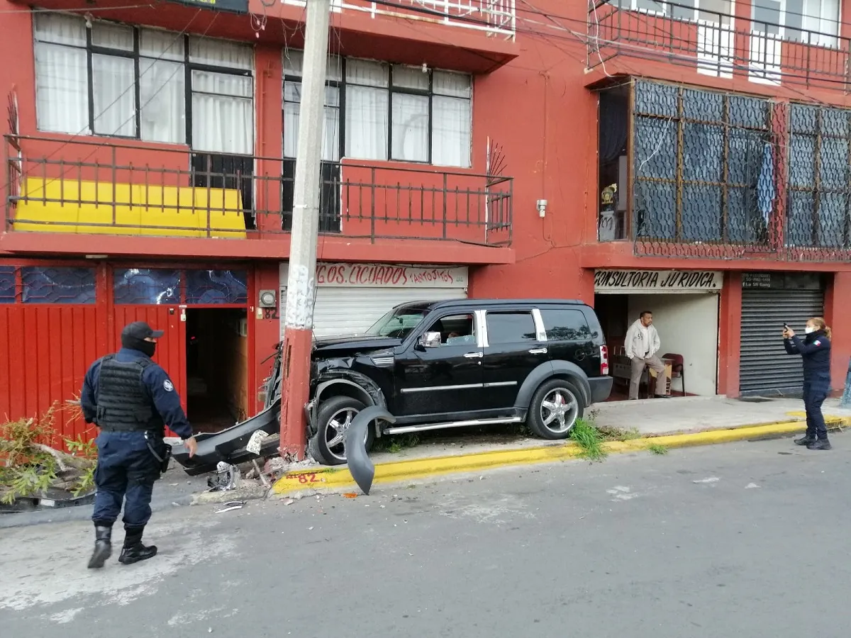 El vehículo en el que viajaba la víctima