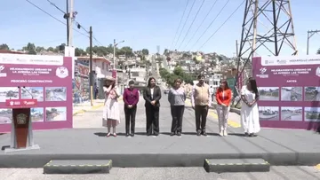 Delfina Gómez entrega obra de mejoramiento urbano en Tultitlán