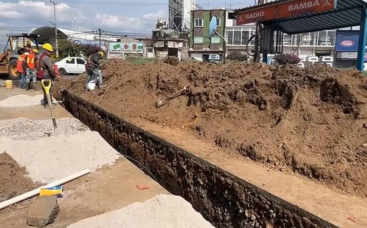 Horacio Duarte anuncia que se reanudan obras del Colector Solidaridad en Chalco