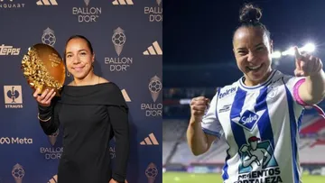 La futbolista dedicó parte de su discurso a agradecer al Club Pachuca, a sus entrenadores y al personal que la acompaña en su carrera.