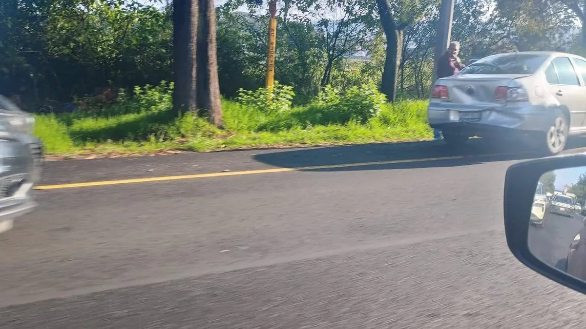 Reportan accidente vial en la carretera libre México-Toluca
