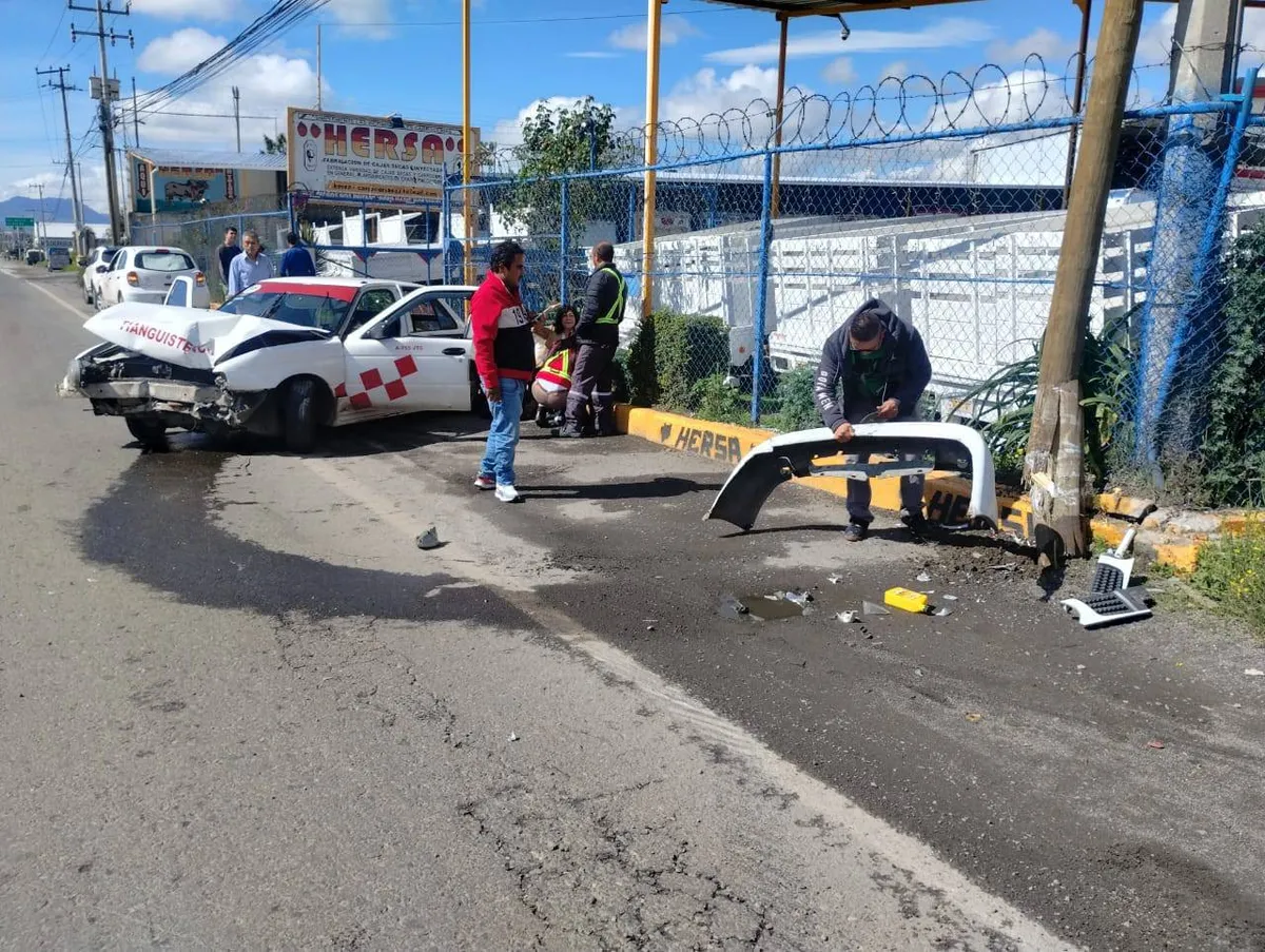 Toma precauciones, hubo un fuerte accidente en la carretera Toluca-Tenango