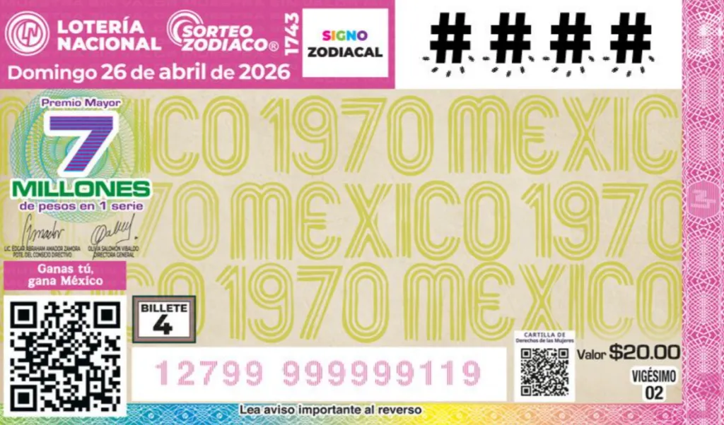Lotería Nacional y Panini presentan los billetes 3 y 4 que forman parte del álbum Retro de Fútbol para este Sorteo Zodiaco