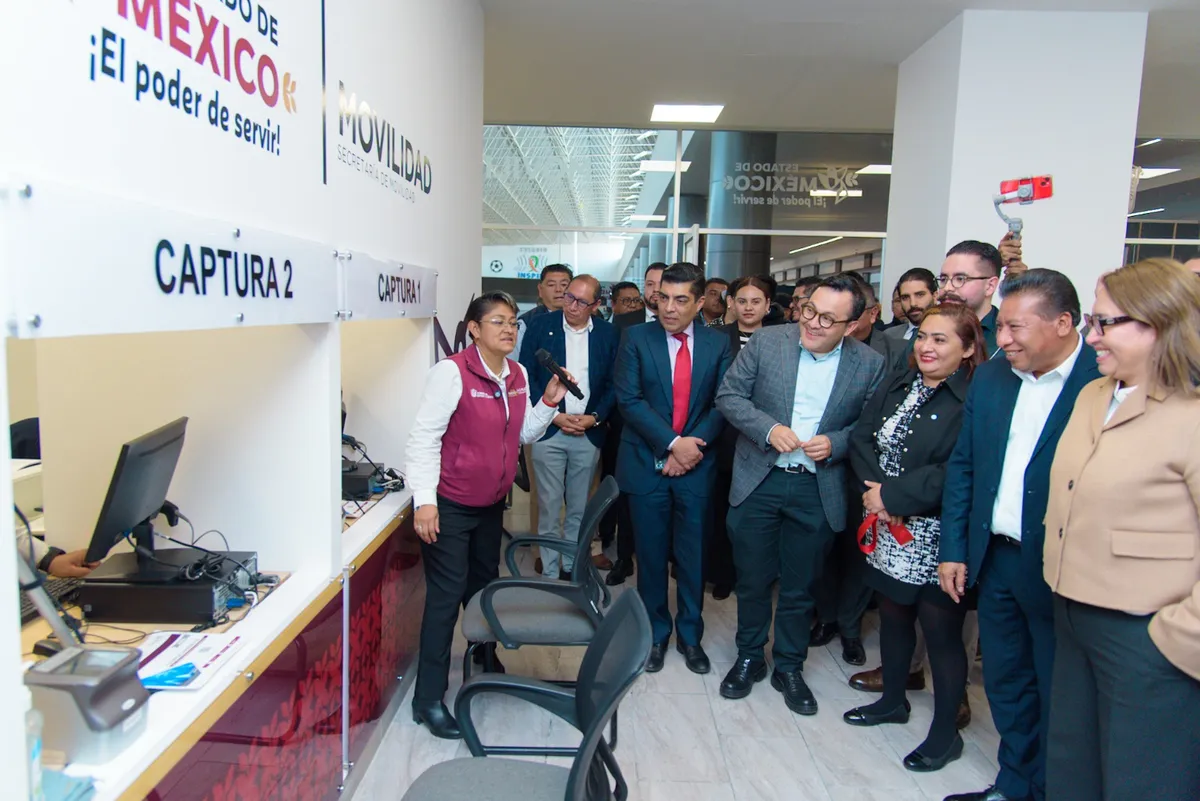 Se inauguró un nuevo módulo de expedición y renovación de licencias de conducir en Ecatepec.