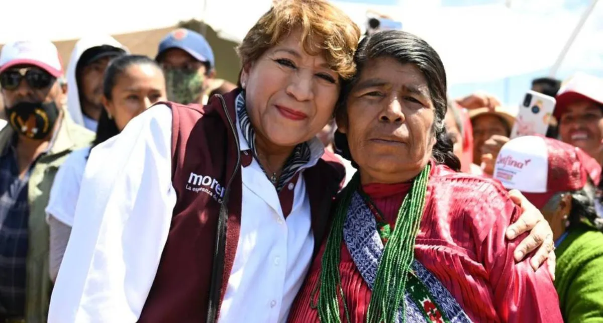 Delfina Gómez ganó en el 80% de los municipios priístas del Estado de México