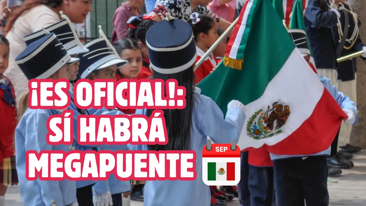 SEP da megapuente: NO habrá clases en CDMX este 15 y 16 de septiembre 2025 en primarias y secundarias.