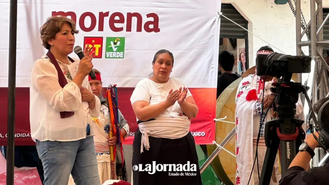 Ofrece Delfina Gómez universalidad de programas sociales