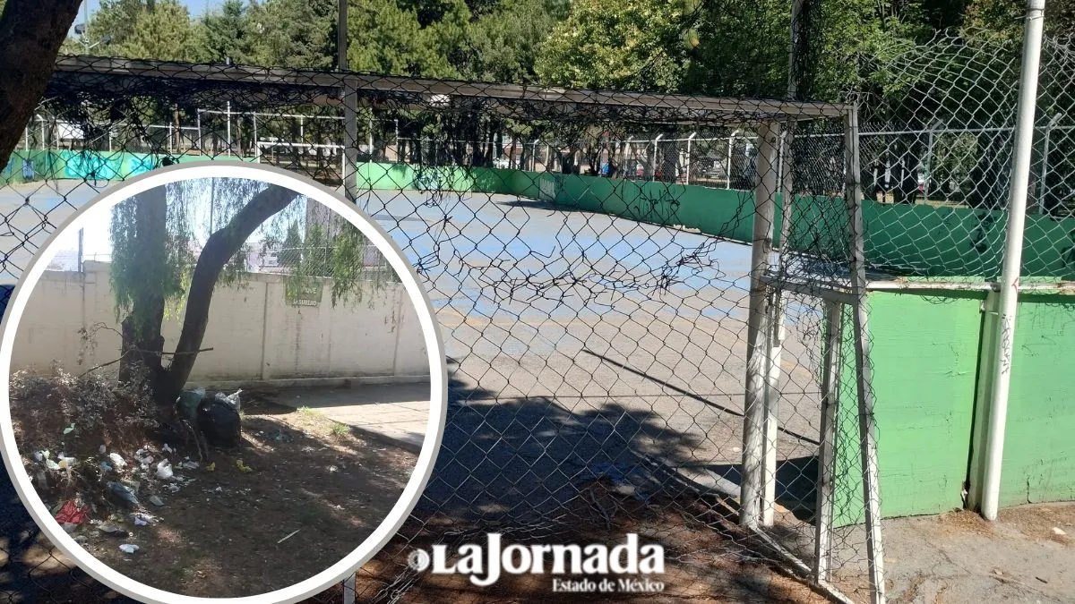 Parque Vicente Guerrero en total descuido