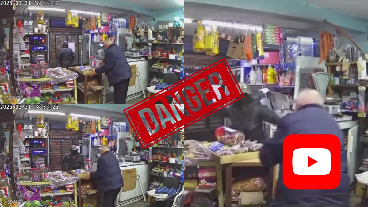 Violento asalto en tienda de Pachuca deja a adulto mayor herido tras ataque con cuchillo.