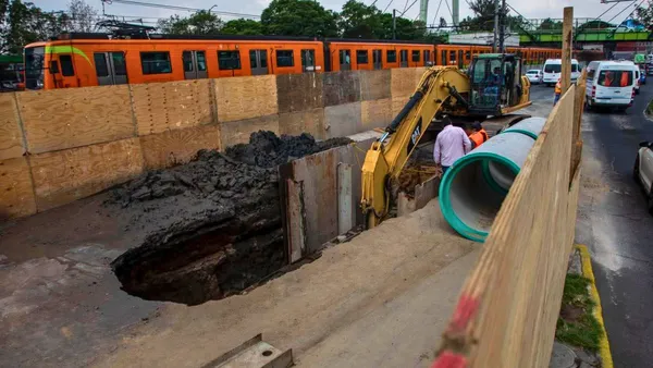 Socavones proliferan en la zona oriente del Valle de México