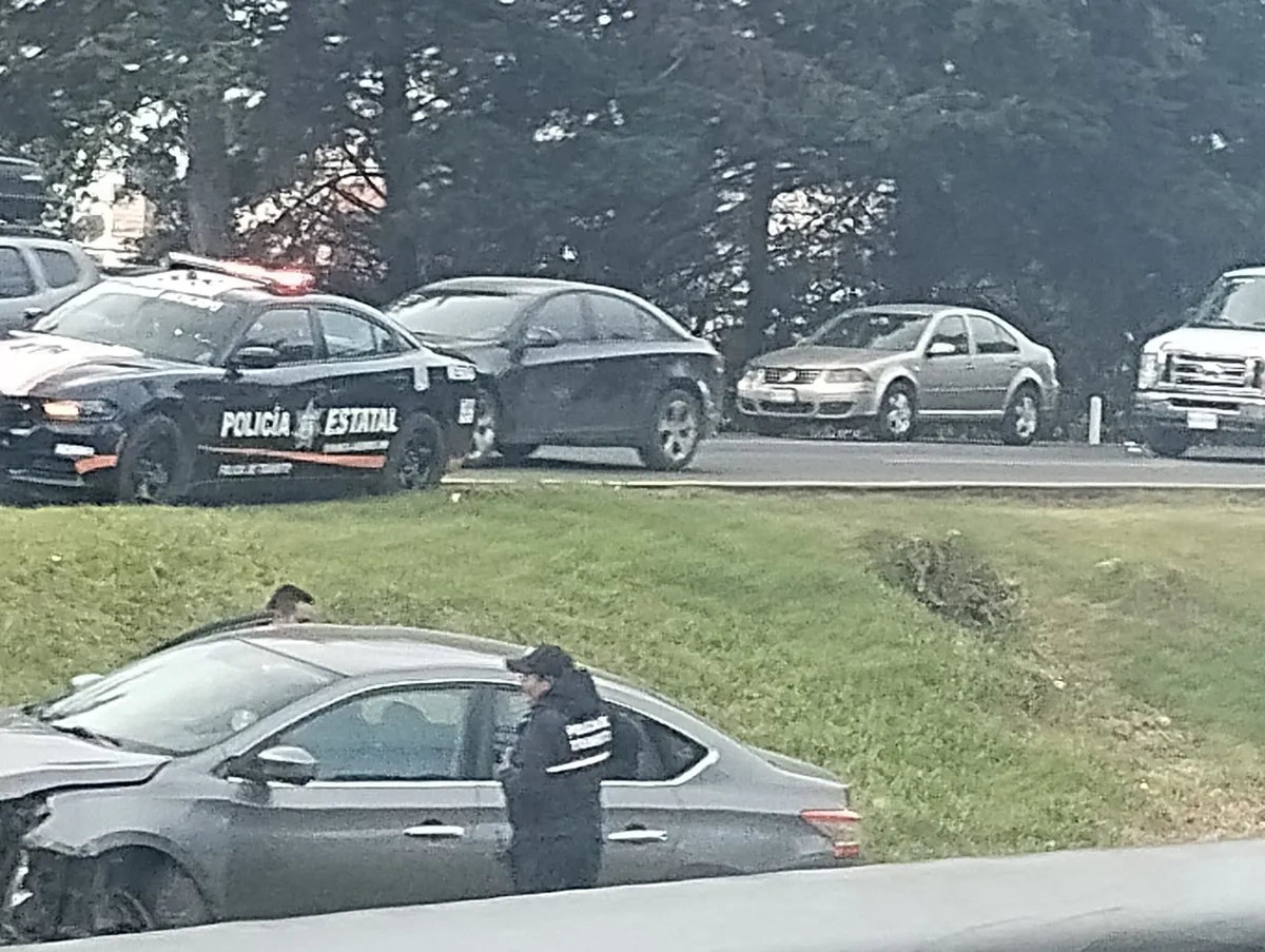 Precaución reportan accidente en Paseo Tollocan