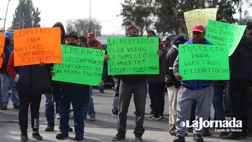 Vecinos de San Pedro Tultepec se manifestaron por desaparición de personas en Lerma