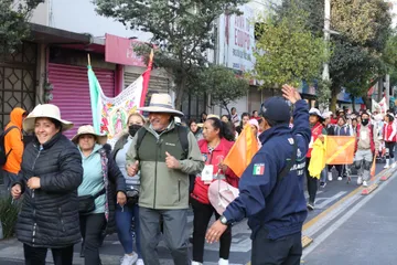 Estas restricciones obedecen al arranque del recorrido de los contingentes que se dirigen hacia la Ciudad de México.