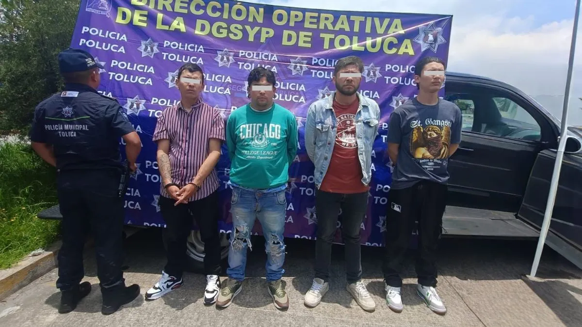 Toluca: Desmantelan célula colombiana de extorsión