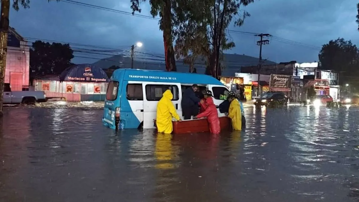Advierten posibles desbordamientos de canales en Ixtapaluca