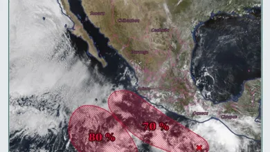 Nuevo ciclón provocará intensas lluvias y fuertes vientos en estos estados este fin de semana.