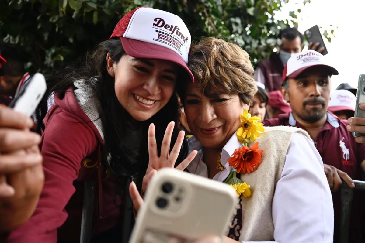 Delfina Gómez recibió mayoría de voto de la juventud mexiquense
