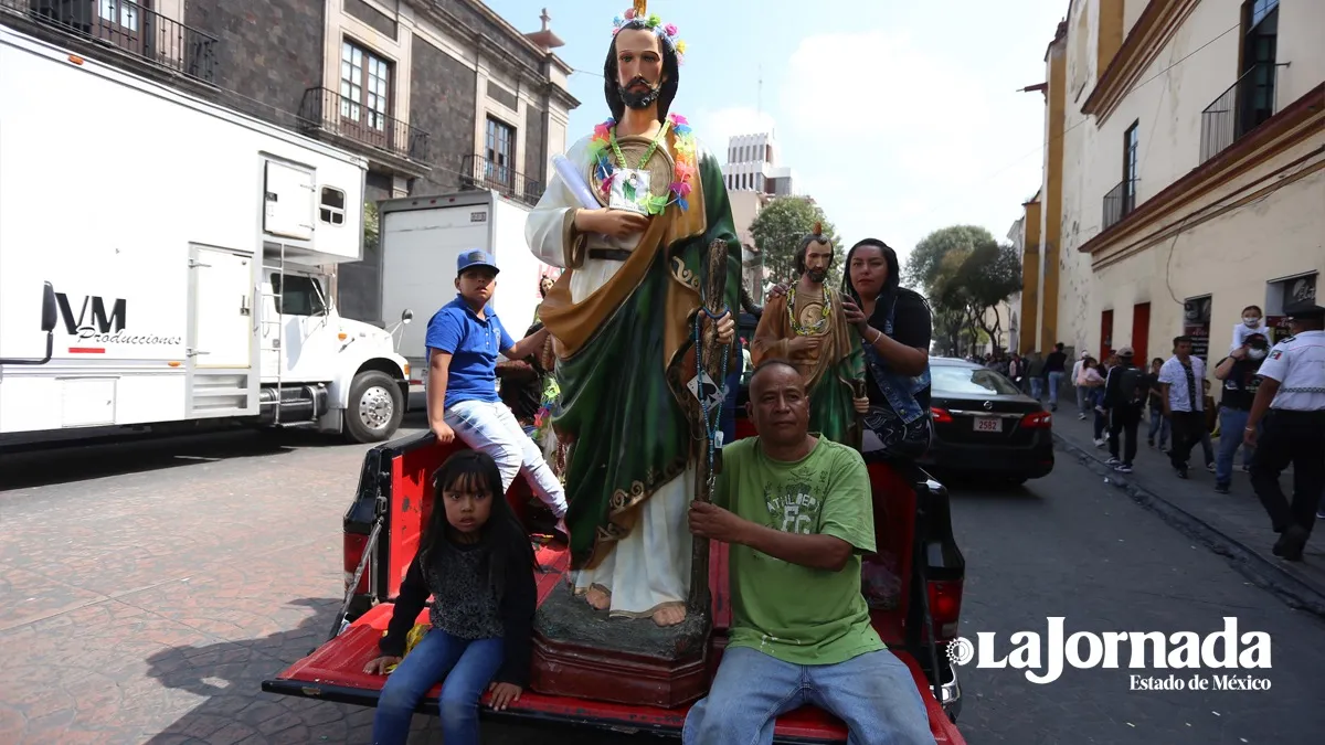 (VIDEO) Celebran a San Judas Tadeo en Toluca