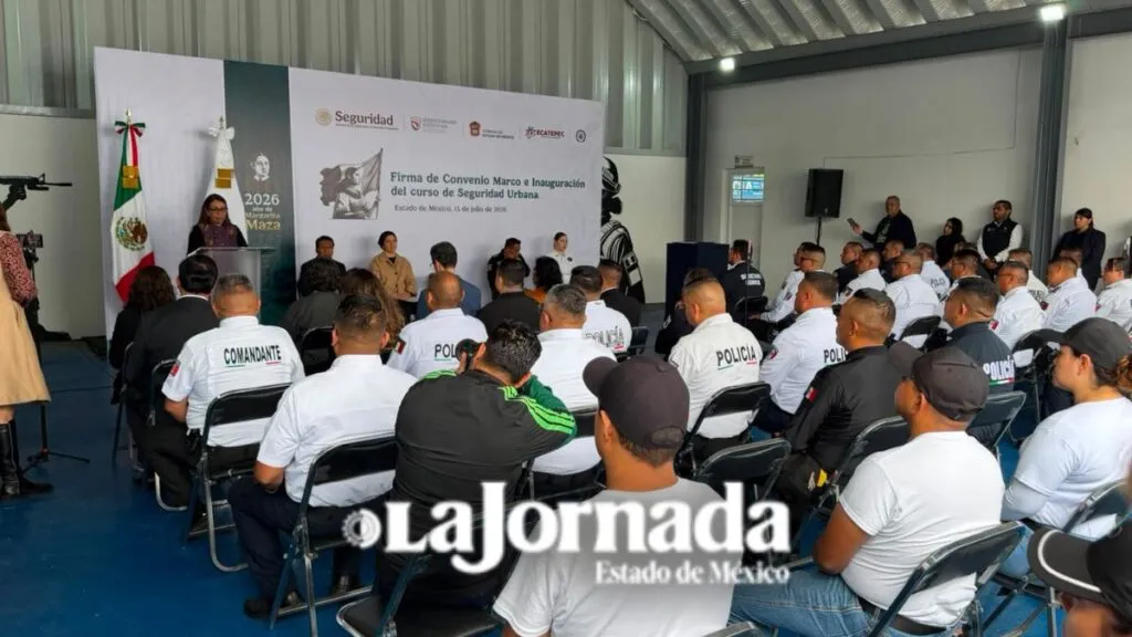 Ecatepec es sede del primer curso nacional de Seguridad Urbana para policías municipales