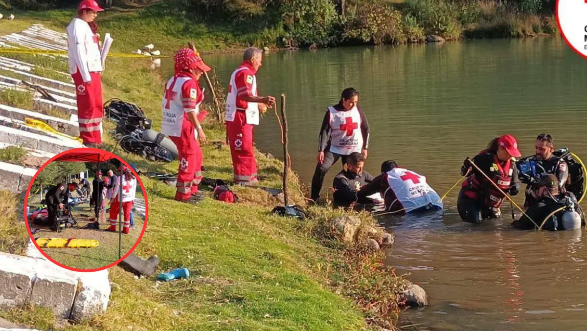 Tragedia en Villa del Carbón: menor muere ahogado en la Presa Benito Juárez