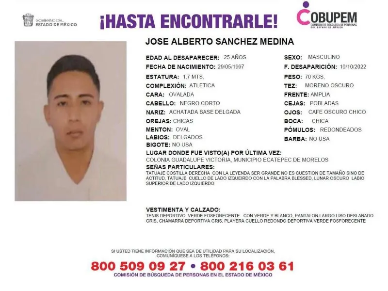 Ecatepec: Familiares de joven desaparecido bloquean Av. López Portillo
